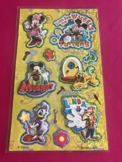 ディズニーキャラクター　浮き出る立体型シールセット　1set 新品未使用