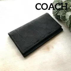 COACH コーチ　長財布　札入れ　手帳カバー　カード入れ　シグネチャー