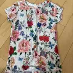 H&M 花柄 半袖Tシャツ 134/140のサムネイル