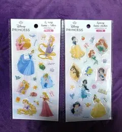 ディズニープリンセス シール 2シートセット