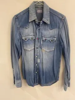 P*o様 BLUE BLUEデニムシャツ ライトブルー