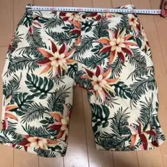 UnionStation ボタニカル柄 ハーフパンツ