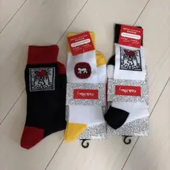 Keith Haring ソックス 3足セット