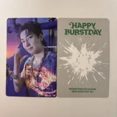 Seventeen セブチ NEW BURSTDAY トレカ 封入 ウォヌ