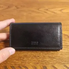 TAKEO KIKUCHI ブラック レザー キーケース