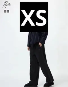 UNIQLO NEEDLES フリースワイドパンツ ブラックXS