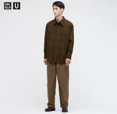UNIQLO U ヘビーフランネルオーバーサイズシャツ