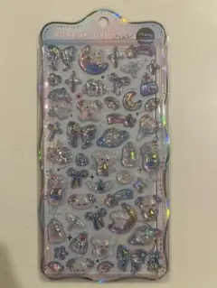 53 ボンボンドロップシール　ちゅるきゅらわんわん