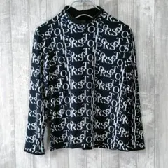 ハイネックプルオーバー　M～L　プリント柄　総柄　大人カジュアル　未使用美品！