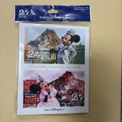 【新品未開封】東京ディズニーシー20周年ポストカード&ポストカードホルダーセット