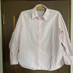 ZARA 長袖ストライプシャツ Sサイズ