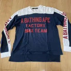 初期アベイシングエイプ　BMX TEAM 長袖カットソーのサムネイル