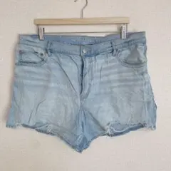 アメリカンイーグル【3L】デニム ショートパンツ カットオフ ビッグサイズ 古着