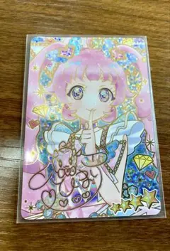 ひみつのアイプリ ジュエルバズリウムルビ－ 青空ひまり　サイン　カード