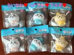 ちいかわ　ソフビインテリア　マスコット　ハチワレ　うさぎ