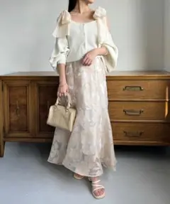 NICE CLAUP マルチウェイニットセットワンピース