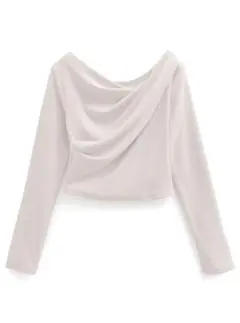 GRL ドレープカシュクールトップス　dk1362