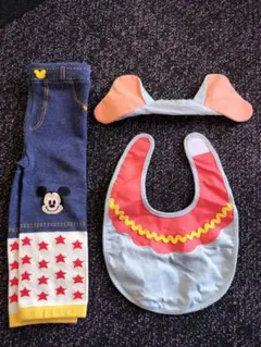 東京ディズニーリゾート ミッキー ベビースパッツ・ダンボヘアバンド スタイセット