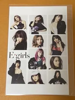 3枚あります　月刊EXILE ポストカード　E-girls