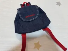 【新品タグ付き】ミキハウス デニムリュック