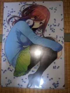 五等分の花嫁展 中野三玖 クリアファイル2枚セット