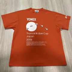 YONEX ヨネックス Tシャツ M オレンジ バドミントンのサムネイル
