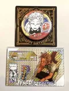ヒロアカ ジオラマフィギュア バースデー缶バッジ 2024 ホークス