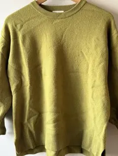 earth music&ecology オリーブグリーン ニット長袖