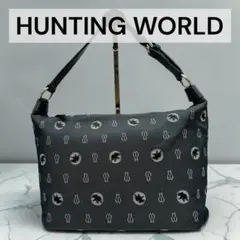 HUNTING WORLD ハンティングワールド ブラック ハンドバッグのサムネイル