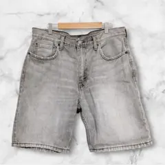 Levi's 469 デニムショートパンツ　ハーフパンツW33黒