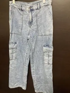 GU デニム カーゴパンツ