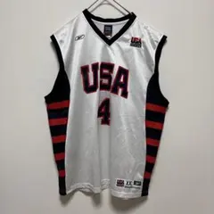 Reebok アイバーソン USA バスケットボールユニフォーム XXLのサムネイル