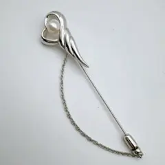 田崎真珠　ピンブローチsilverのサムネイル