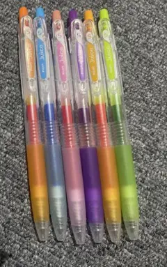PILOT Juiceカラーボールペン 6本セット　0.5 ボールペンまとめ売り