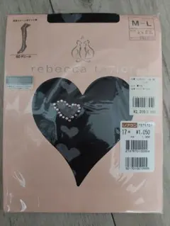 rebecca taylor ハート柄タイツ M-L