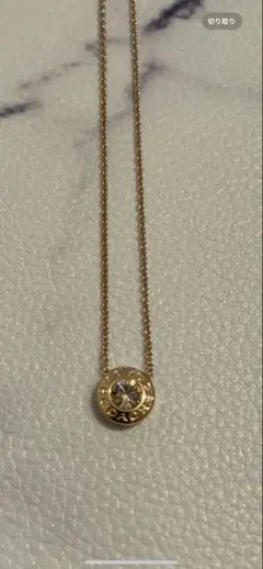COACH ゴールド 円形ペンダント ネックレス