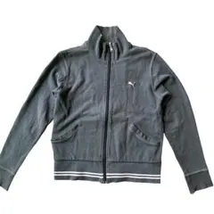 【PUMA】プーマ　トラックジャケット　グレーMサイズ　ジャージ　スウェット
