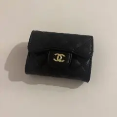 CHANELノベルティキルティングコインケース
