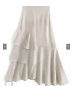 GRL アシンメトリーティアードスカート rut967