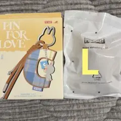 PINFORLOVE ラブブ イニシャルチャーム 【L】