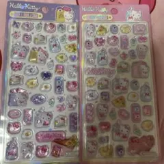 海外製品 サンリオ ハローキティ 立体シール 2点