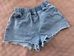 ANAP　デニムブルー ゴムウエスト ショートパンツ