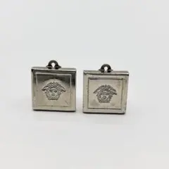 Versace ヴェルサーチ イヤリング　メデューサ　シルバー　スクエア GP