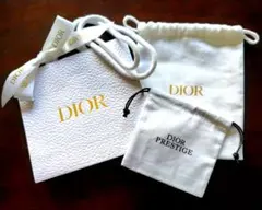 Dior ショッパー&ミニポーチ ホワイト