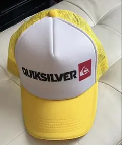 QUIKSILVER メッシュキャップ イエロー ホワイトのサムネイル
