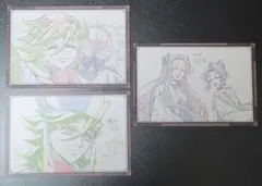 鬼滅の刃　童磨　胡蝶しのぶ　胡蝶カナエ　おすそ分けポストカード