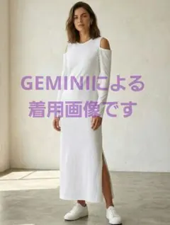 【新品未使用】ショルダーカットロングワンピース 定価9,460円 ZARA