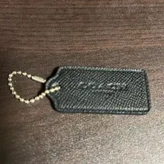 COACH コーチ チャーム ブラック レザー