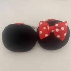 ミニーマウス耳型ヘアピン