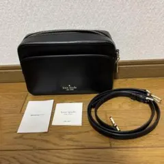 kate spade ブラック ショルダーバッグ